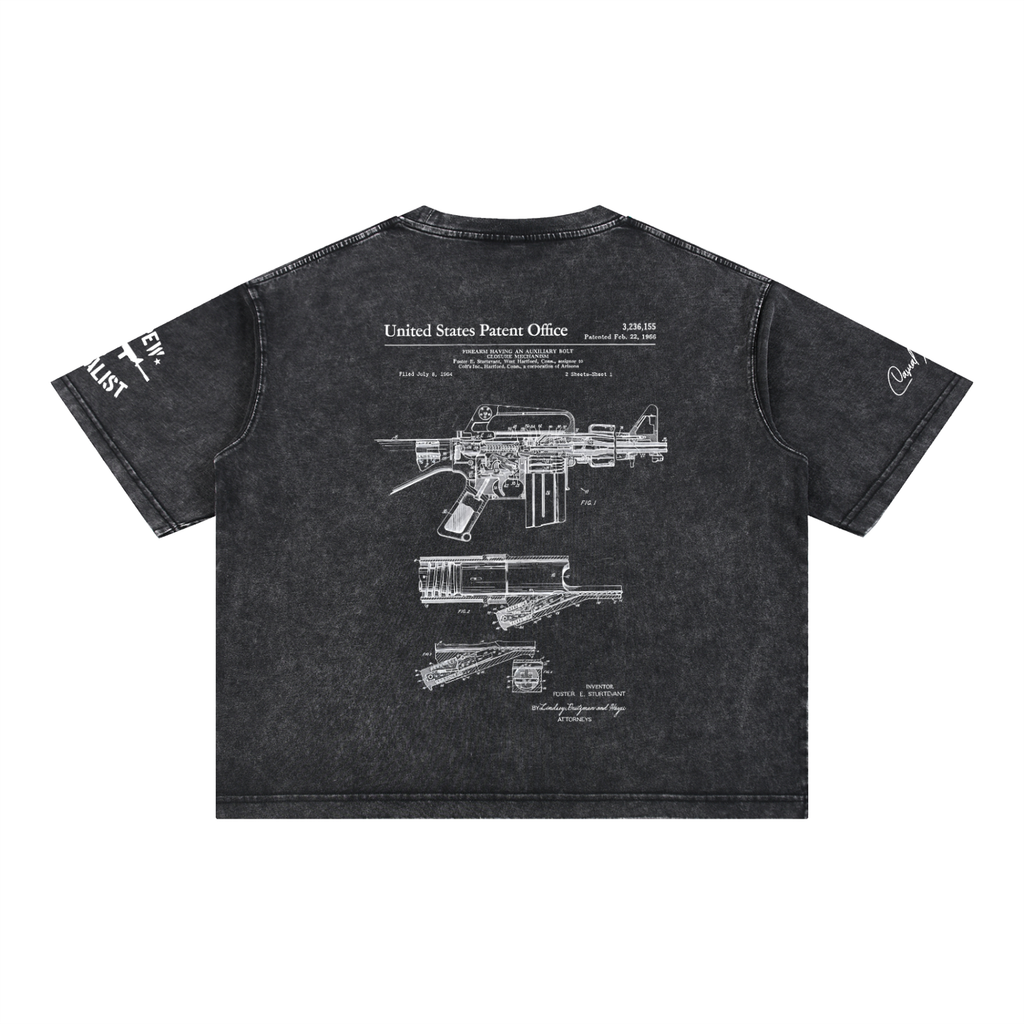 PewPew Specialist 275 GSM snow-wash T-shirt — Casual Maniacs