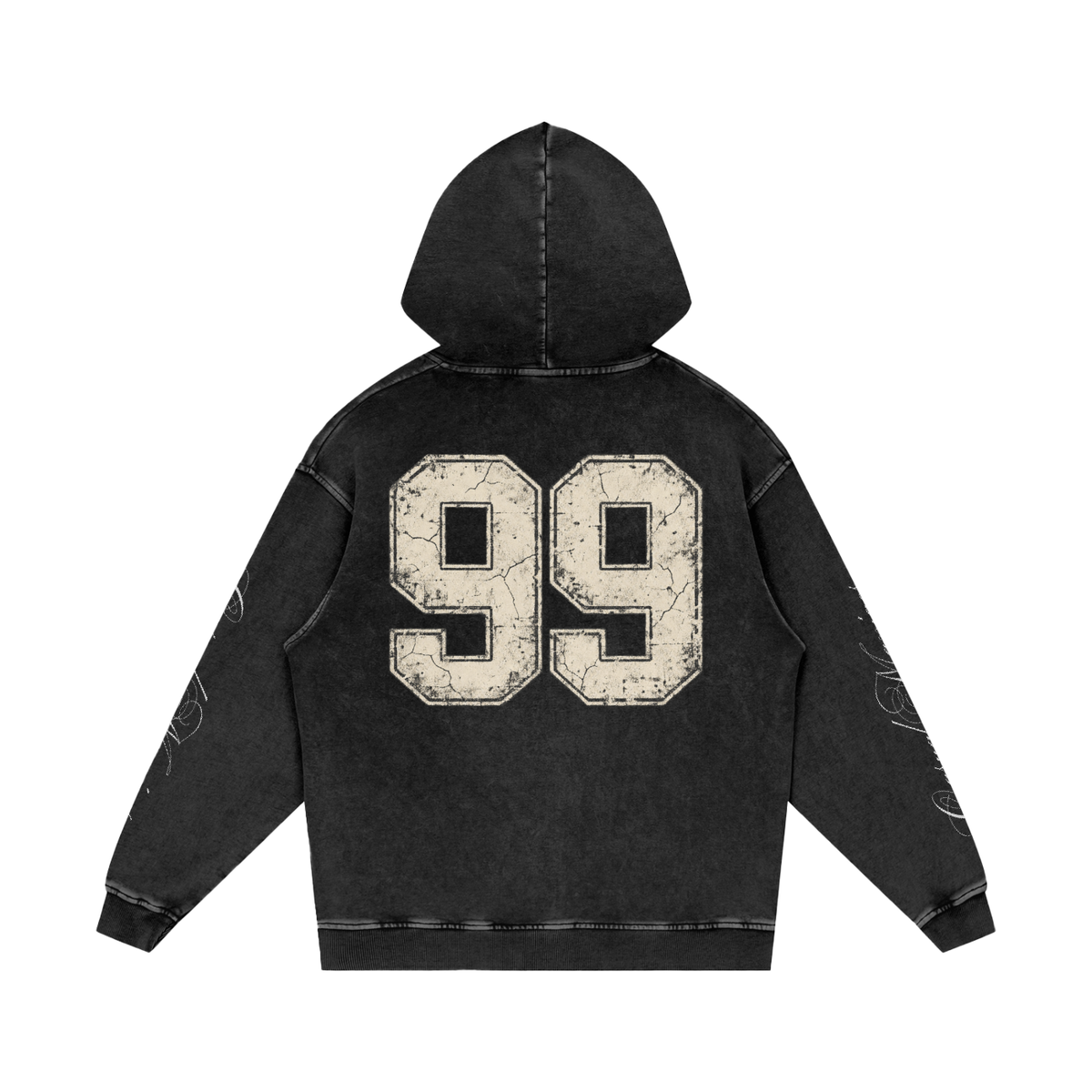 Bad Choices, Good Stories hoodie alternate product view — Casual Maniacs