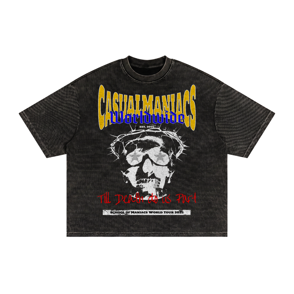 Till Death - Waffle Washed Boxy T-Shirt