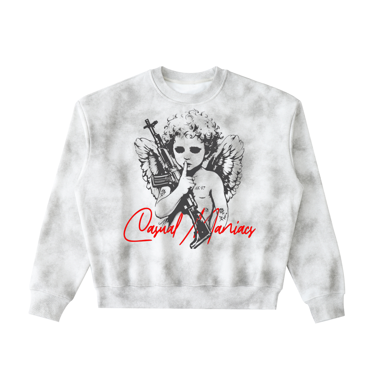 Silence heavyweight washed sweatshirt — Casual Maniacs